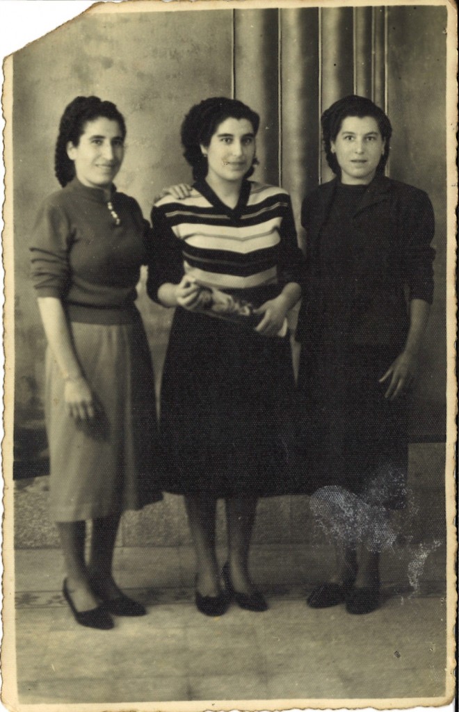 Teresina posing with her sisters 