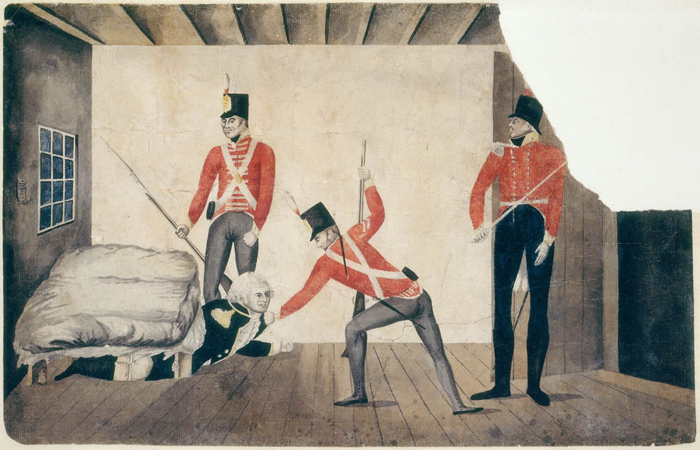 The arrest of Governor Bligh 1808, State Library of NSW