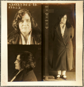 Kate Leigh, 1932, Long Bay Gaol record, State Records NSW