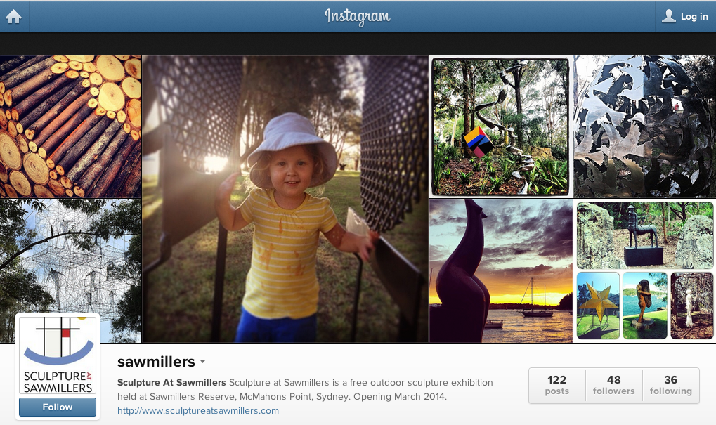 Screen capture of @Sawmillers on Instagram