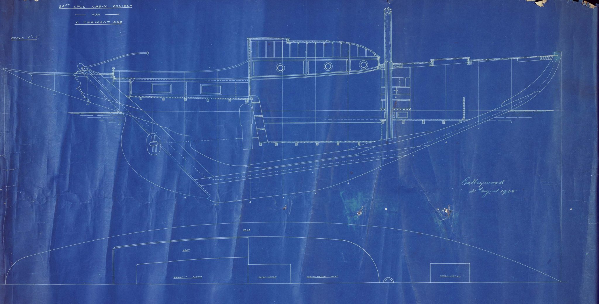 Plan for Athene 1905