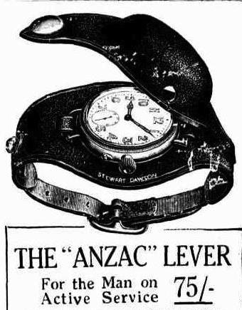 Advertisement for 'The 'ANZAC' Lever'