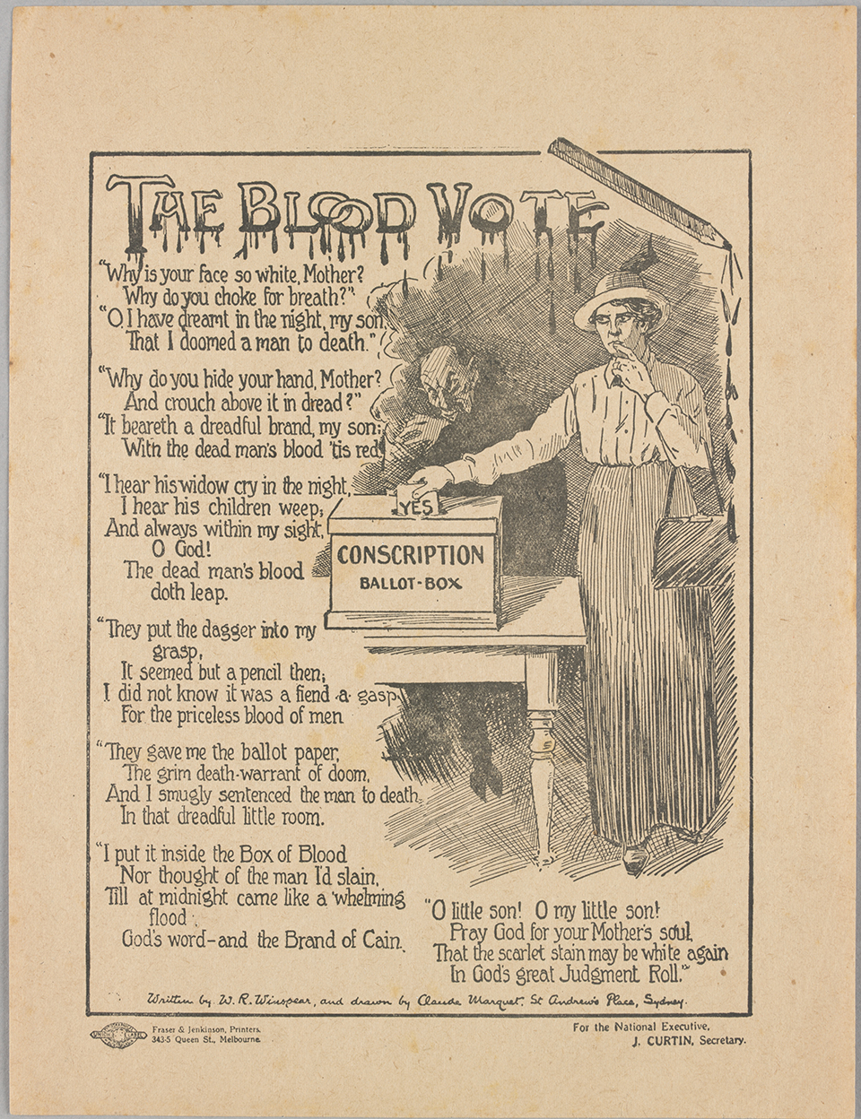 The Blood Vote 1916