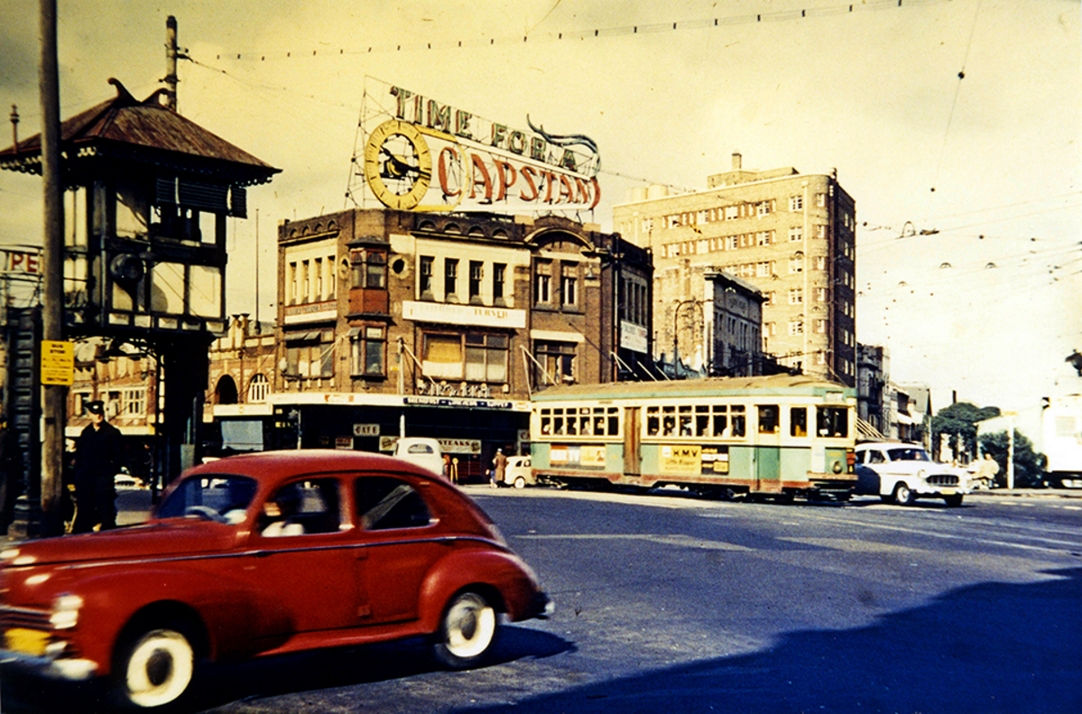 Traffic in Taylor Square 1959