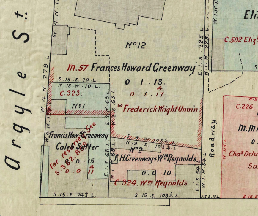 Plans of Reynolds' cottages
