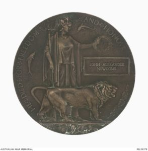Next of kin plaque