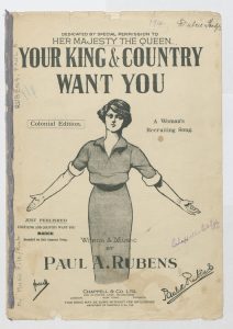Cover of the song 'Your King & Country Want You: A Woman's Recruiting Song'